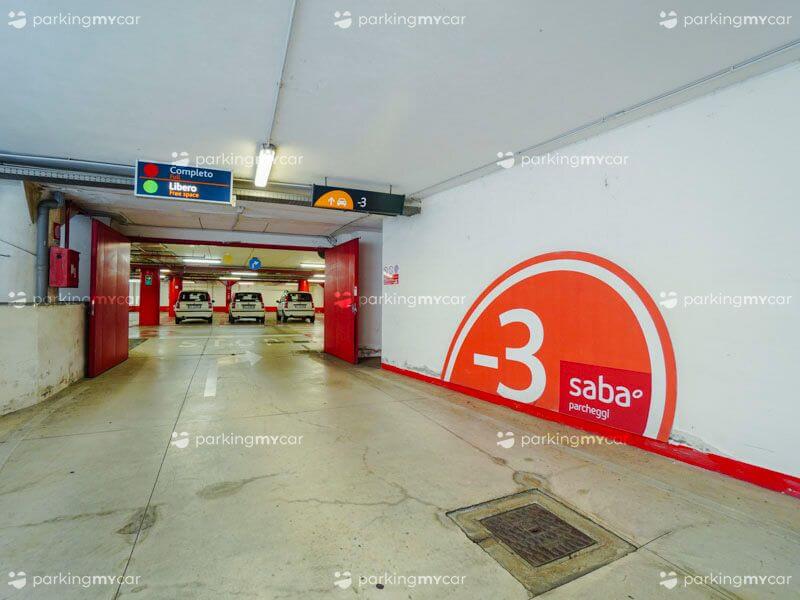 SABA Piazza Vittorio Emanuele II - Pisa stazione centrale Terzo piano sotterraneo SABA Piazza Vittorio Emanuele II - Pisa stazione centrale