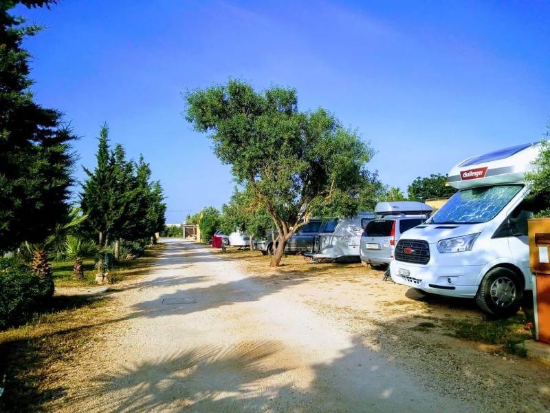 Lilybeo Village - Piazzole camper Sicilia Camper in sosta presso Lilybeo Village