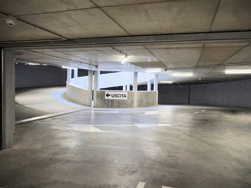 Parking Maddalena - Porto Trieste Rampa di uscita Parking Maddalena - Porto Trieste